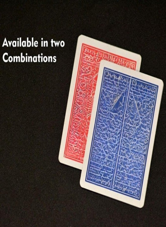 MilesMagic Magician's Color Changing Card Gimmick on Bicycle Rider Back Illusion | Highly Visual Card Trick | for Street Magic or Stage Magic Tricks | Only 1 Card (Blue to Red) - Image 3
